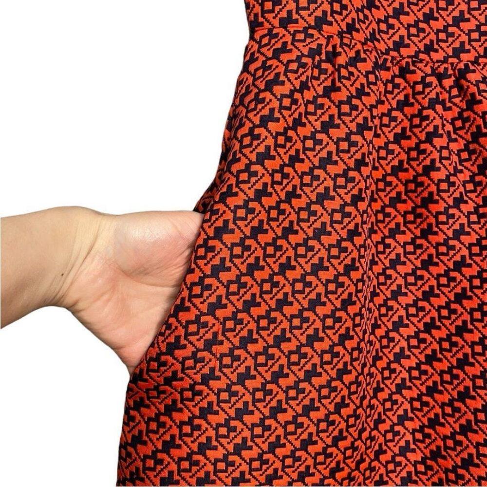 EUC Womens Anthropologie Lili‎ Wang Jacquard Dress | Size 6 - Picture 6 of 9